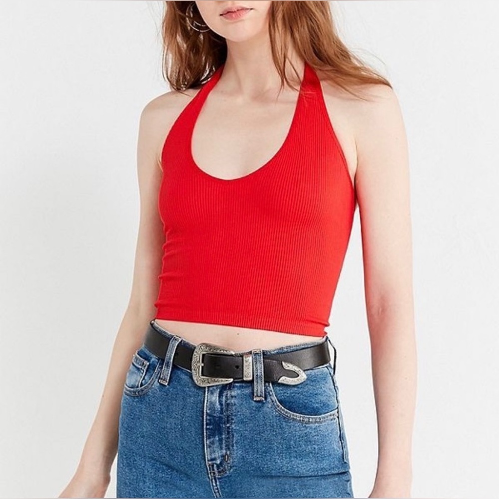 Urban Outfitters Out From Under Jackie Seamless Halter Top Size S